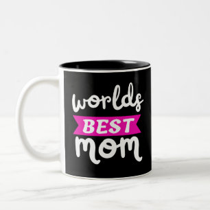 weltbeste Mutter Zweifarbige Tasse