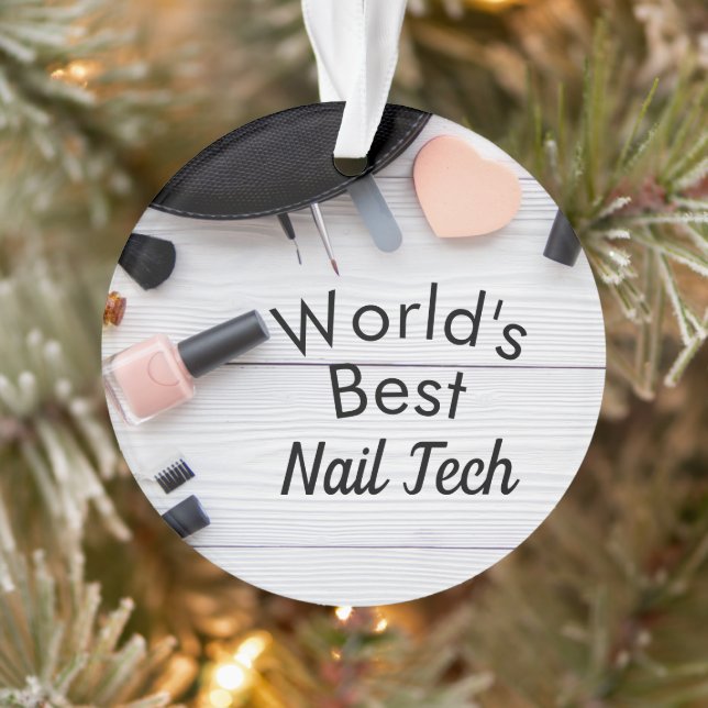 Weltbeste Nageltechniker-Ornament Ornament (Baum)