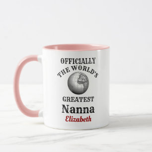 Weltbeste Nanna Name Großmutter hinzufügen Tasse