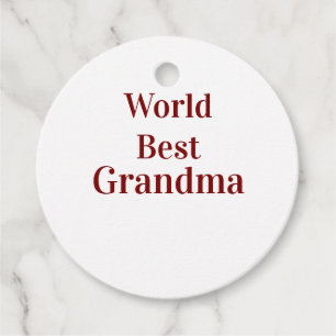 Weltbeste Oma Großmutter Großeltern rosa n Geschenkanhänger