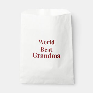 Weltbeste Oma Großmutter Großeltern rosa n Geschenktütchen