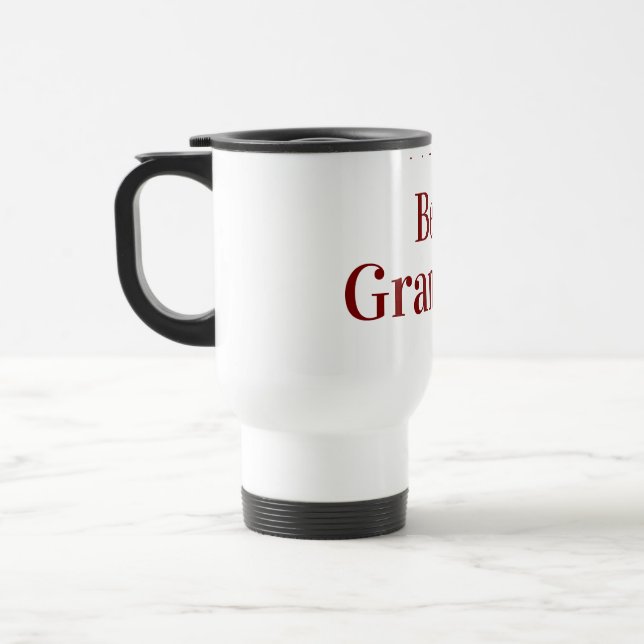 Weltbeste Oma Großmutter Großeltern rosa n Reisebecher (Links)