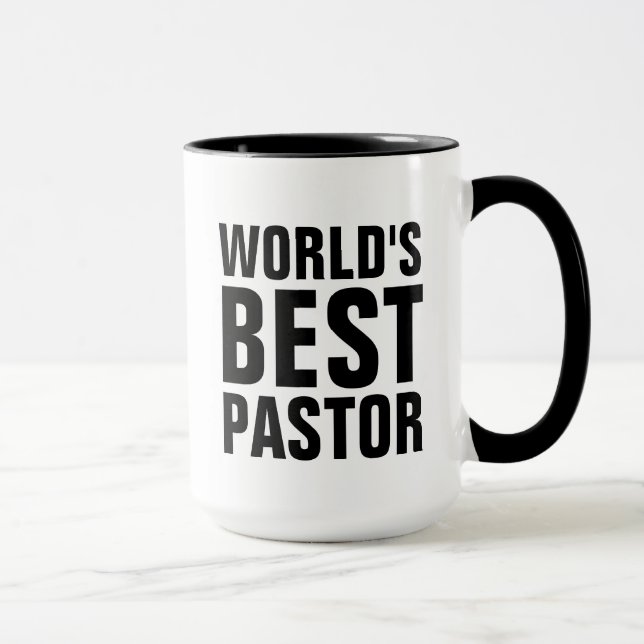 WELTBESTE PASTOR-KAFFEE-Tasse Tasse (Rechts)