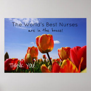 Weltbeste Pflegekräfte Poster Nursing Week Feiern