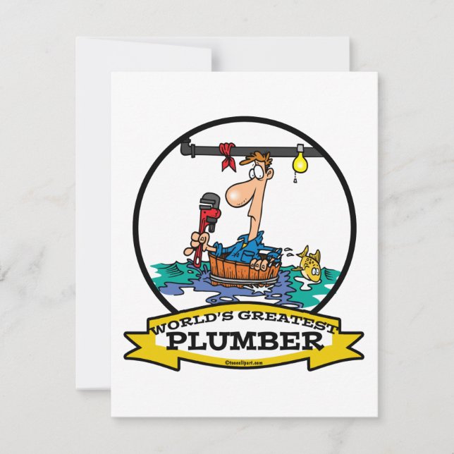 WELTBESTE PLUMBER IV CARTOON (Vorderseite)