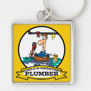 WELTBESTE PLUMBER IV CARTOON SCHLÜSSELANHÄNGER