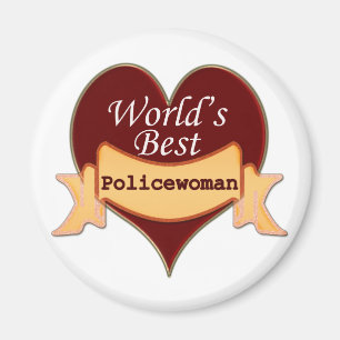 Weltbeste Polizistin Magnet