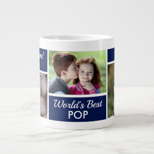 Weltbeste Pop-Fotocollage Riesentasse Jumbo-Tasse
