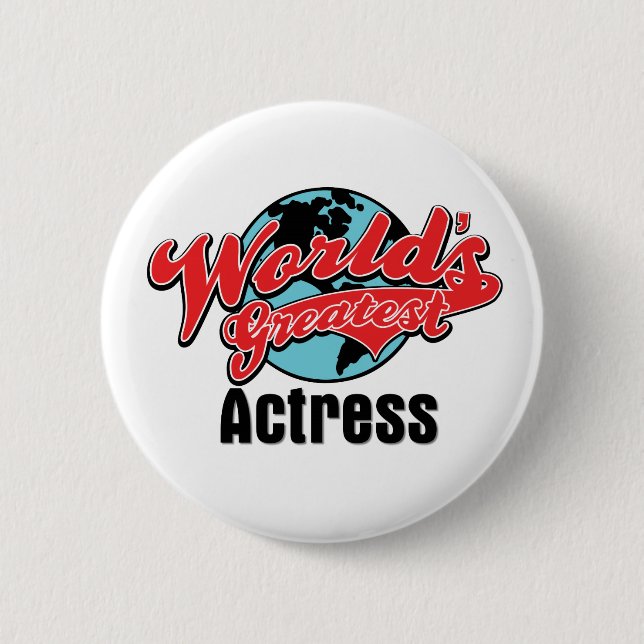 Weltbeste Schauspielerin Button (Vorderseite)