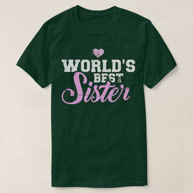 Weltbeste Schwester T-Shirt (Design vorne)