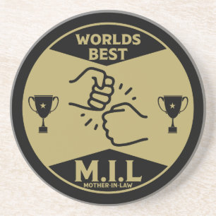 Weltbeste Schwiegermutter Getränkeuntersetzer