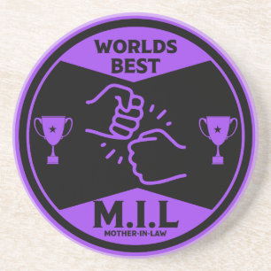 Weltbeste Schwiegermutter Getränkeuntersetzer