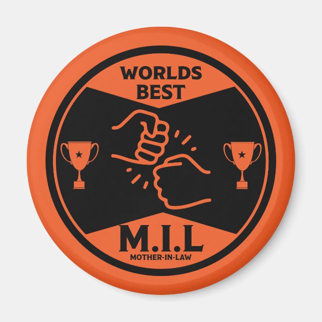 Weltbeste Schwiegermutter Magnet (Vorne)