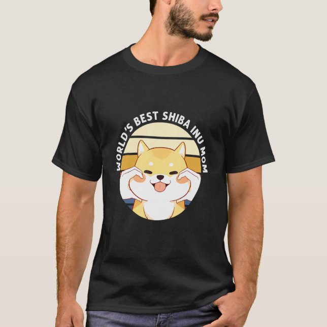Weltbeste Shiba Inu Mama T-Shirt (Vorderseite)