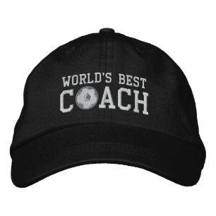 Weltbeste Soccer-Coach-Cap Bestickte Baseballkappe
