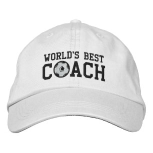 Weltbeste Soccer-Coach-Cap Bestickte Kappe