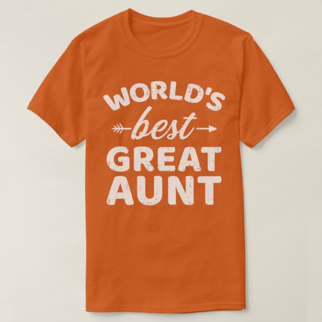 Weltbeste Tante T-Shirt (Design vorne)