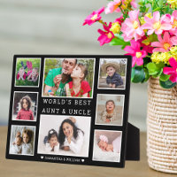 Weltbeste Tante und Onkel 8 Foto Black & White