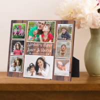 Weltbeste Tante und Onkel 8 Foto Rustikales Holz