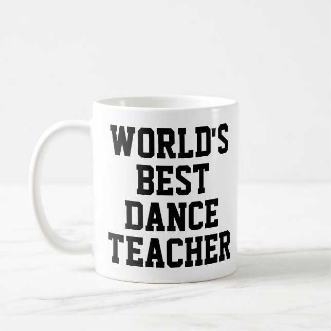 Weltbeste Tanzlehrer-Tasse Tasse (Links)