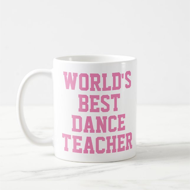 Weltbeste Tanzlehrer-Tasse Tasse (Links)