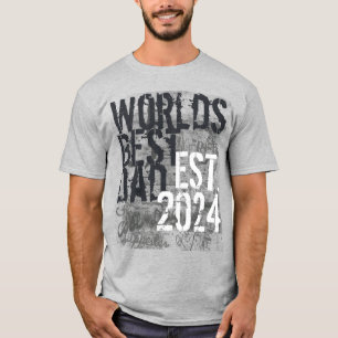 Weltbeste Vater Grunge 2014 Vatertag T-Shirt