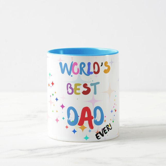 Weltbeste Vater-Tasse, Vatergeschenk, Geschenk für Tasse (Zentrum)