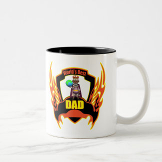Weltbeste Vater-Vatertags-Geschenke Zweifarbige Tasse
