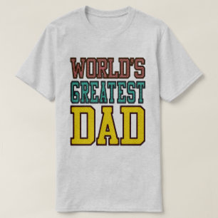 Weltbeste Vaterhalbtonfarben T-Shirt