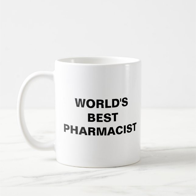 Weltbester Apotheker Kaffeetasse (Links)