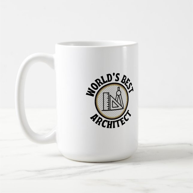 Weltbester Architekt Kaffeetasse (Links)
