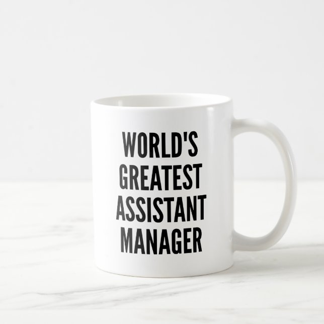 Weltbester Assistent Kaffeetasse (Rechts)