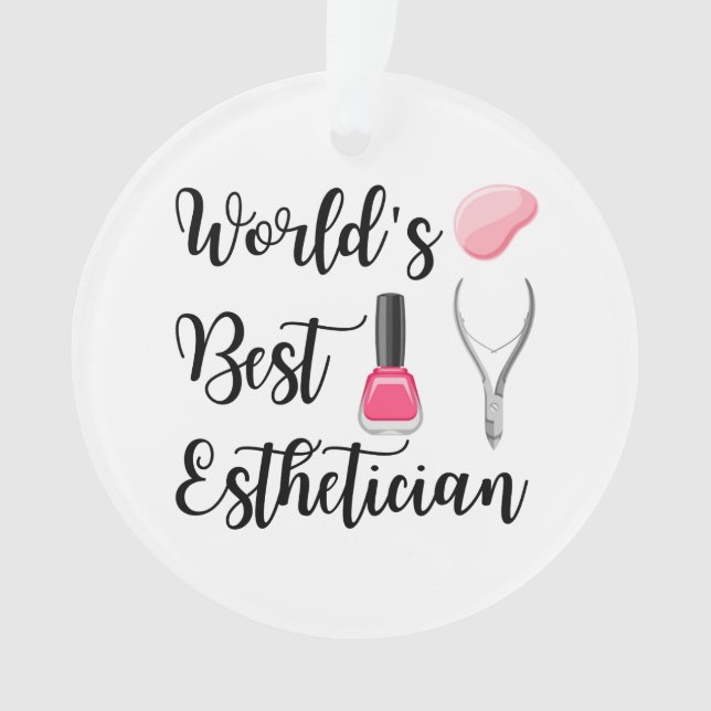 Weltbester Ästhetiker Ornament (Vorderseite)