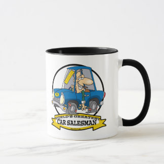 WELTBESTER AUTO SALESMAN MÄNNER CARTOON TASSE