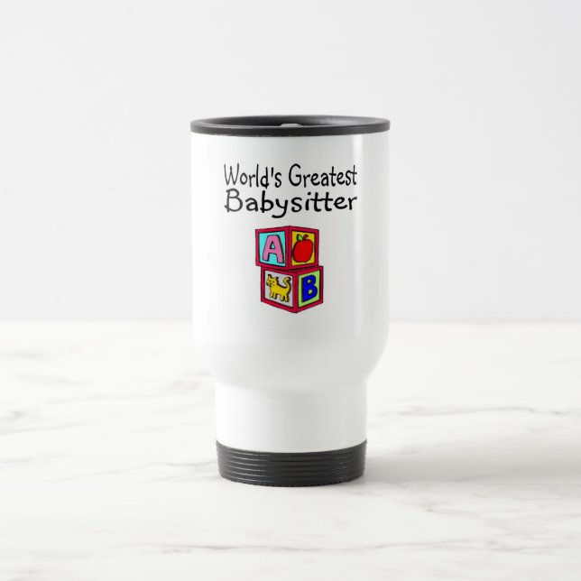 Weltbester Babysitter Reisebecher (Mittel)