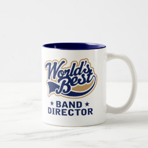 Weltbester Band-Direktor Gift Zweifarbige Tasse