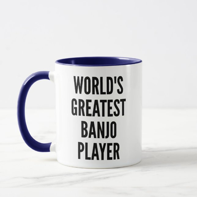 Weltbester Banjo Player Tasse (Links)