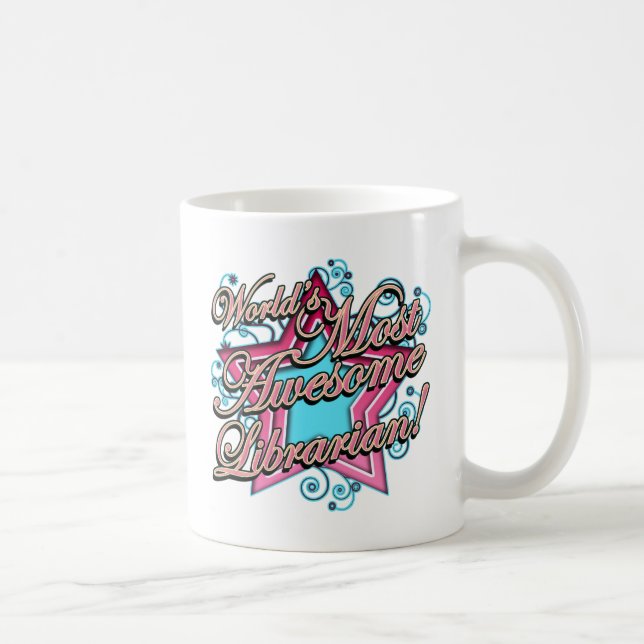 Weltbester Bibliothekar Tasse (Rechts)