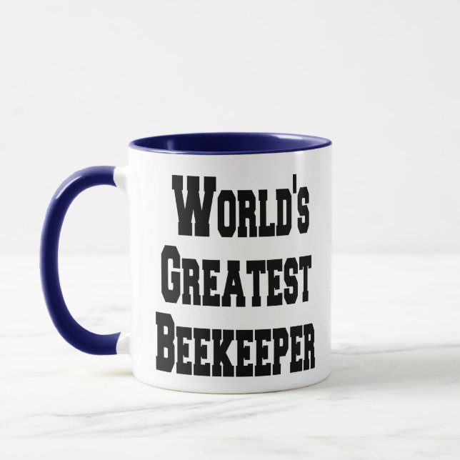 Weltbester Bienenhalter Tasse (Links)