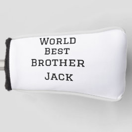 Weltbester Bruder fügt einfach den Text Sport hinz Golf Headcover