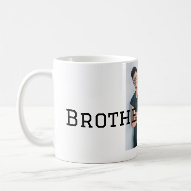Weltbester Bruder fügt einfach den Text Sport hinz Kaffeetasse (Links)