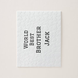 Weltbester Bruder fügt einfach den Text Sport hinz Puzzle