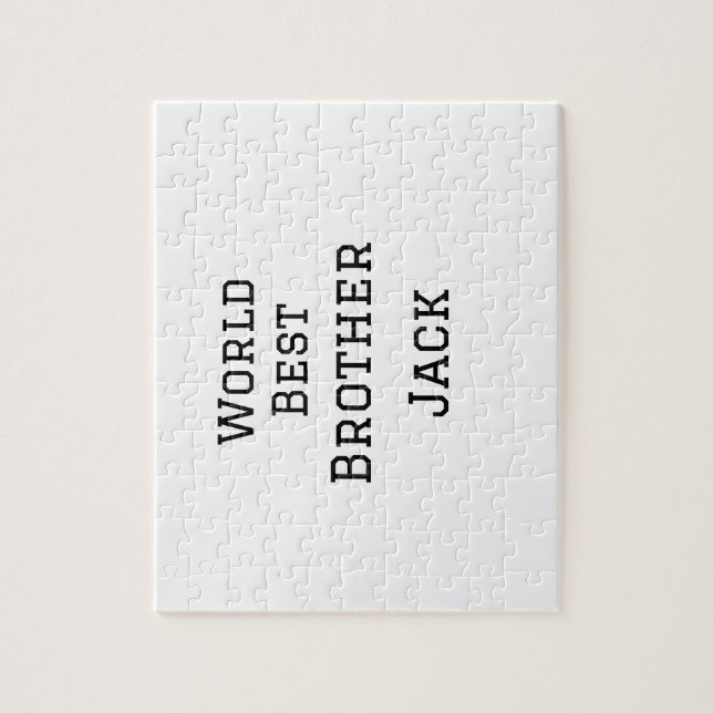 Weltbester Bruder fügt einfach den Text Sport hinz Puzzle (Vertikal)