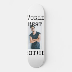 Weltbester Bruder fügt einfach den Text Sport hinz Skateboard