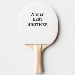 Weltbester Bruder fügt einfach den Text Sport hinz Tischtennis Schläger