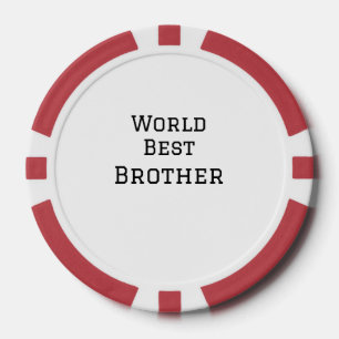 Weltbester Bruder Name Text Sport Text einfach Pokerchips