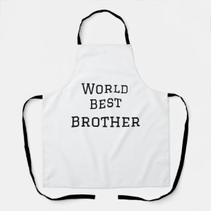 Weltbester Bruder Name Text Sport Text einfach Schürze
