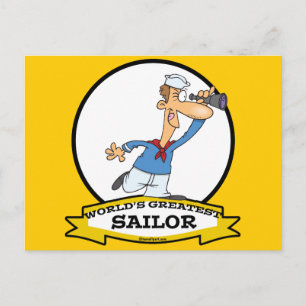 WELTBESTER CARTOON POSTKARTE