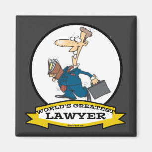 WELTBESTER CARTOON VON LAWYER II MAGNET