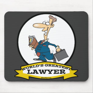 WELTBESTER CARTOON VON LAWYER II MOUSEPAD